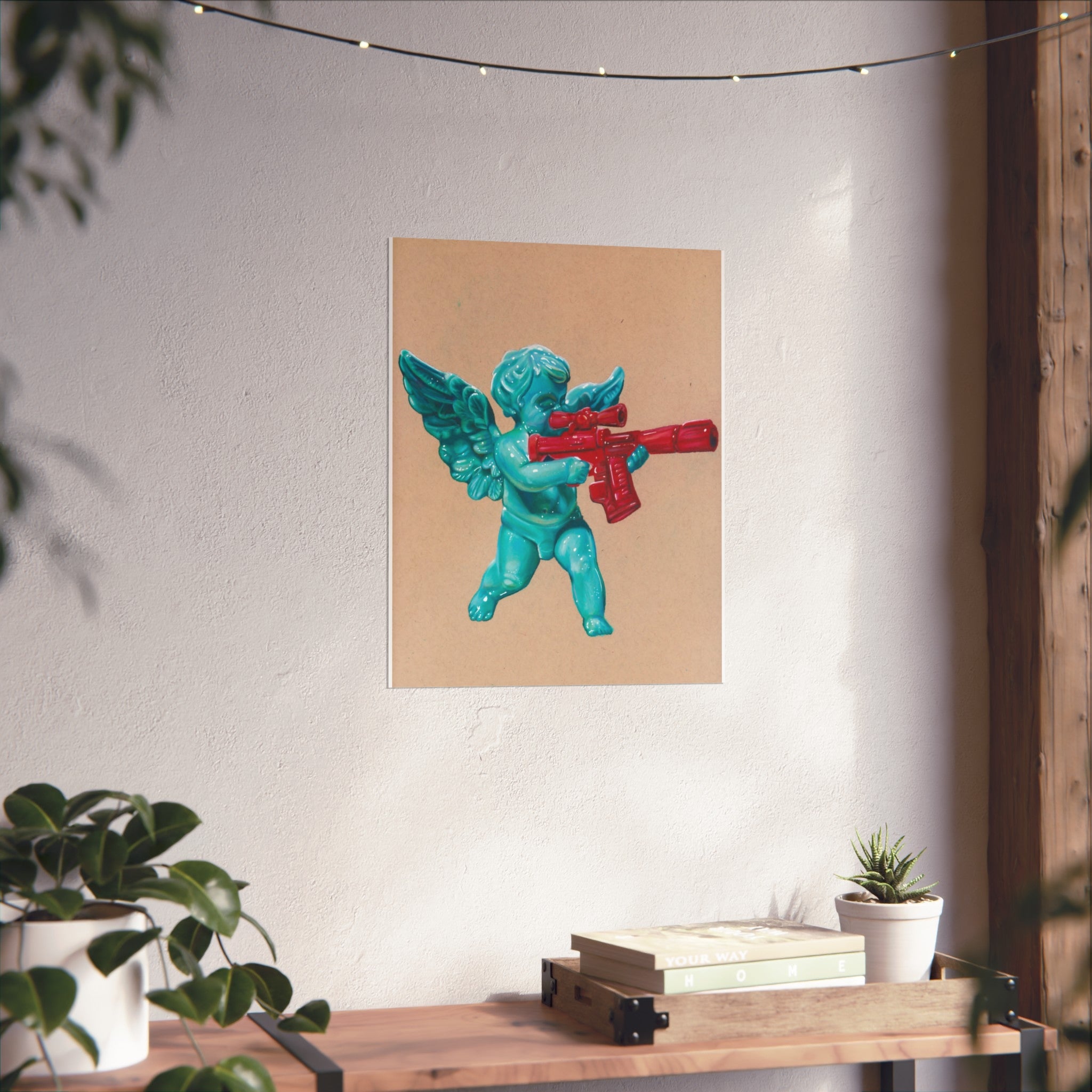 Cupid Carries a Gun - Print